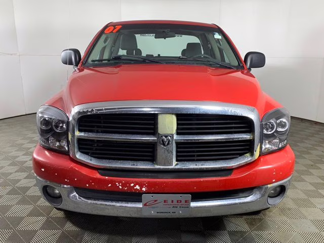 2007 Flame Red CC/Bright Silver Metallic Clearcoat Dodge Ram 1500 SLT 4X4 Truck