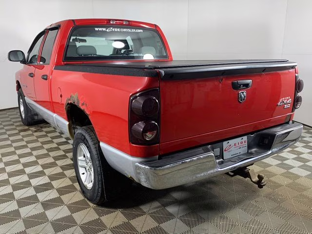 2007 Flame Red CC/Bright Silver Metallic Clearcoat Dodge Ram 1500 SLT 4X4 Truck