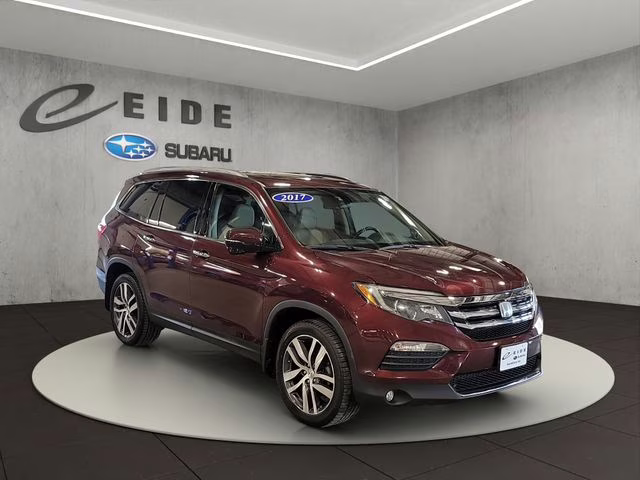 2017 Dark Cherry Pearl Honda Pilot Touring AWD SUV