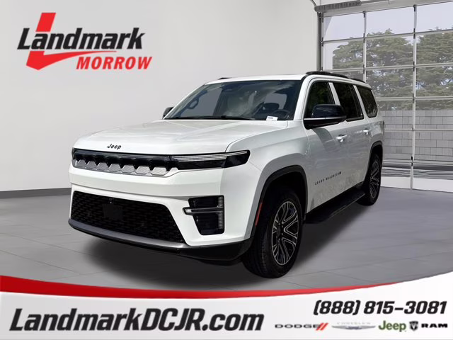 2026 Bright White Clearcoat Jeep Grand Wagoneer RWD SUV