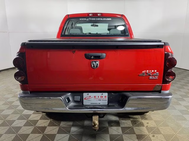 2007 Flame Red CC/Bright Silver Metallic Clearcoat Dodge Ram 1500 SLT 4X4 Truck