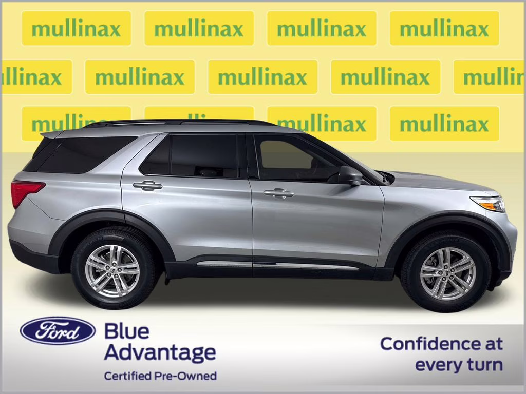 2023 Silver Metallic Ford Explorer XLT RWD SUV