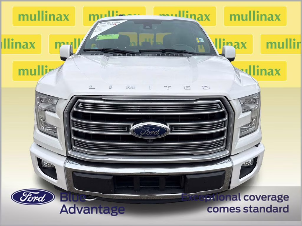 2017 White Platinum Metallic Tri-Coat Ford F-150 Limited 4X4 Truck
