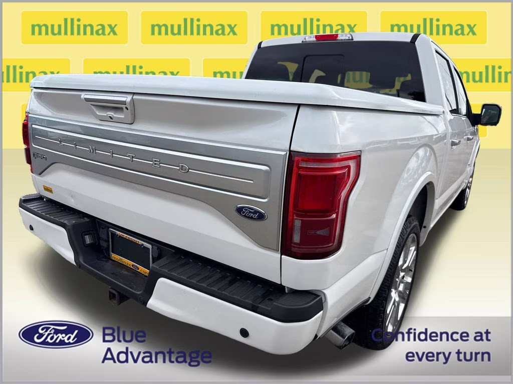 2017 White Platinum Metallic Tri-Coat Ford F-150 Limited 4X4 Truck