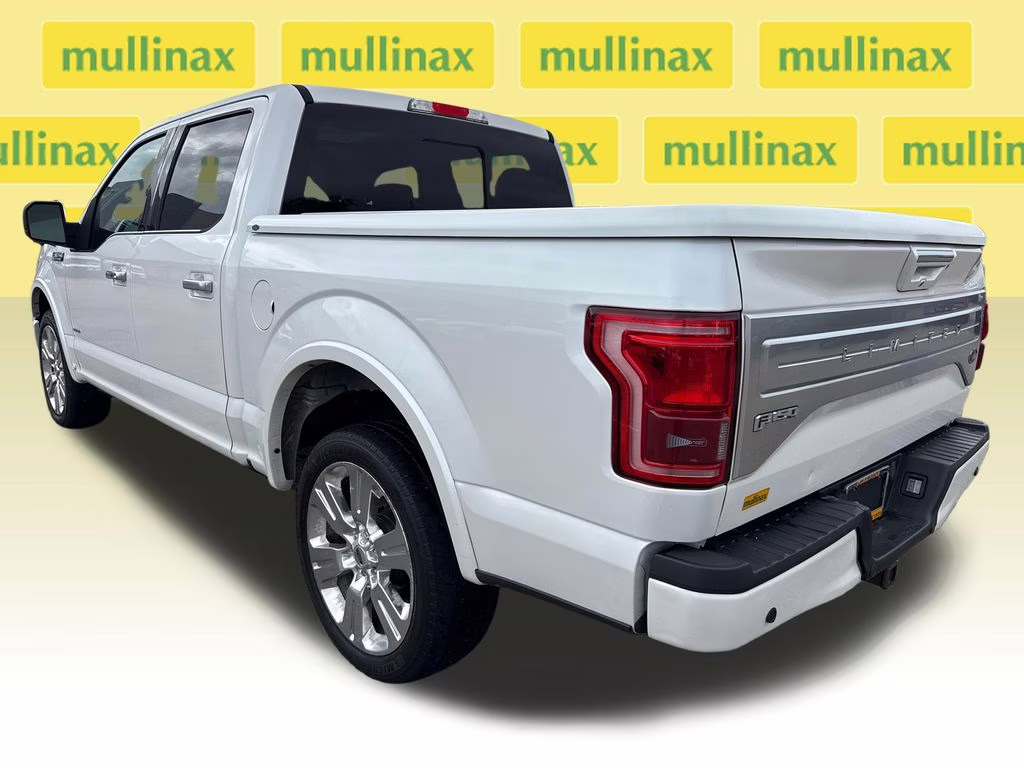 2017 White Platinum Metallic Tri-Coat Ford F-150 Limited 4X4 Truck