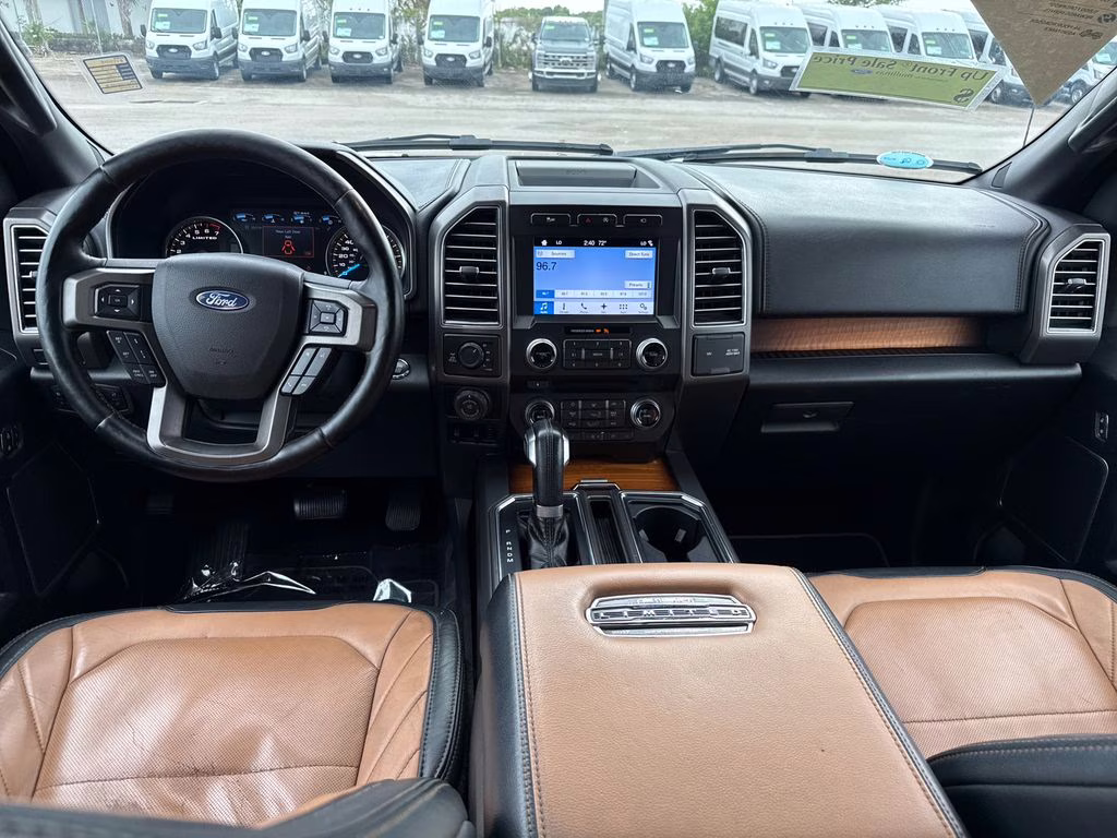 2017 White Platinum Metallic Tri-Coat Ford F-150 Limited 4X4 Truck