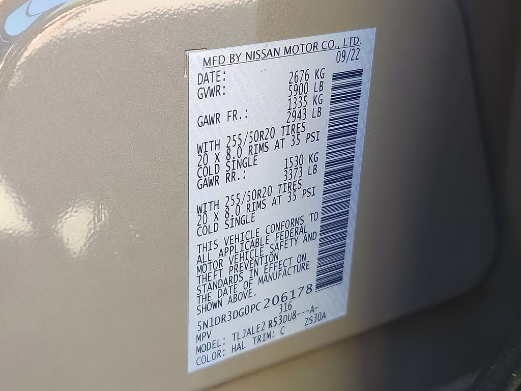 2023 Baja Storm Nissan Pathfinder Platinum FWD SUV