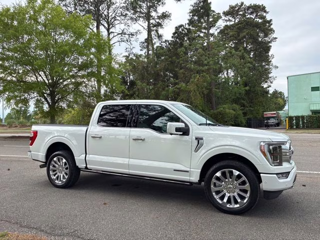 2023 White Metallic Ford F-150 Limited 4X4 Truck