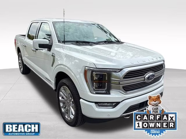 2023 White Metallic Ford F-150 Limited 4X4 Truck