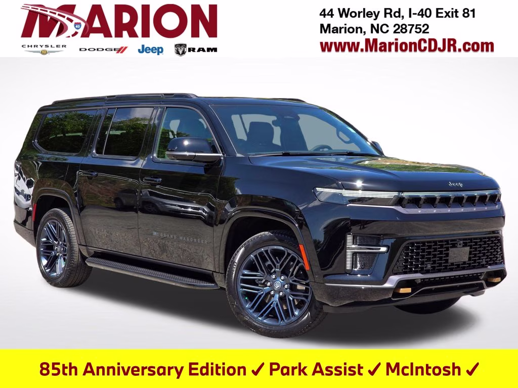 2026 High Gloss Black Jeep Grand Wagoneer L 4X4 SUV