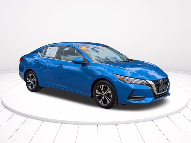 2023 Electric Blue Metallic Nissan Sentra SV FWD Sedan