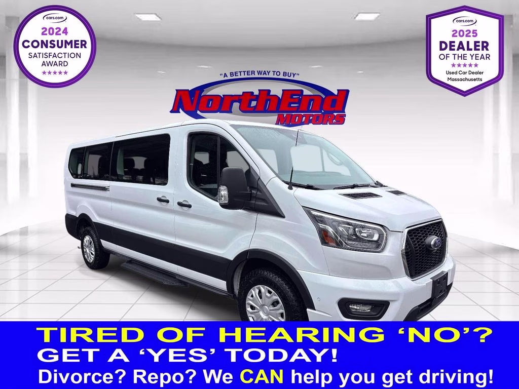 2023 Oxford White Ford Transit-350 XLT RWD Crossover
