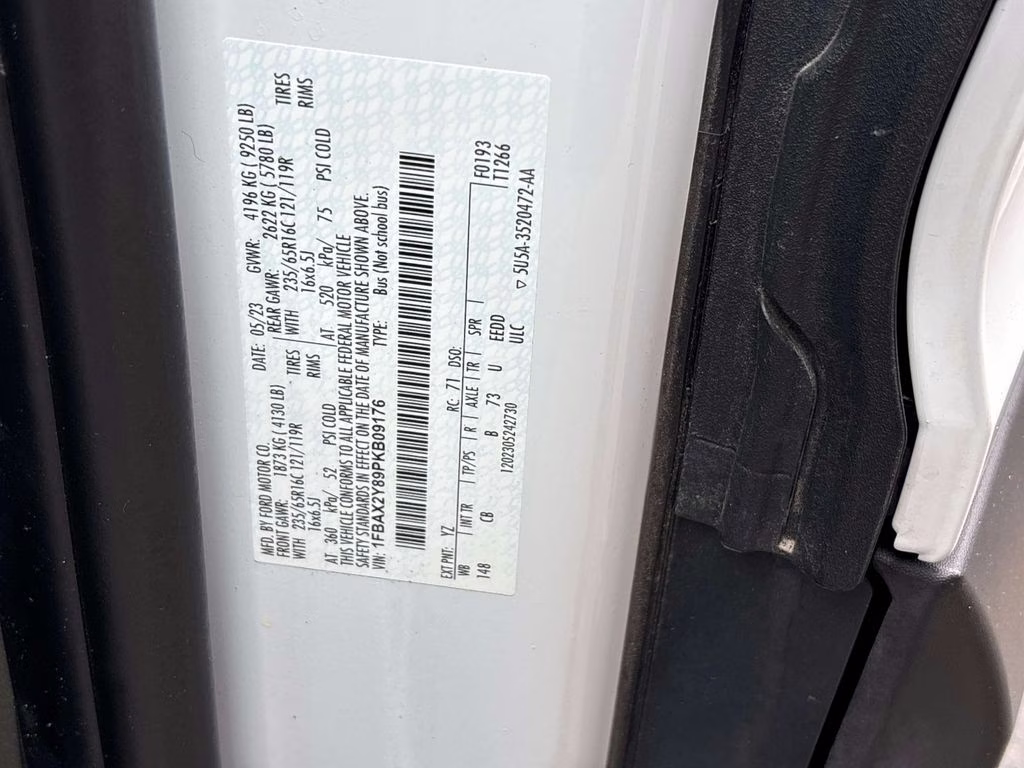 2023 Oxford White Ford Transit-350 XLT RWD Crossover