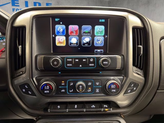 2018 Black Chevrolet Silverado 1500 LTZ 4X4 Truck