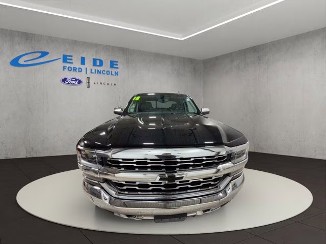 2018 Black Chevrolet Silverado 1500 LTZ 4X4 Truck