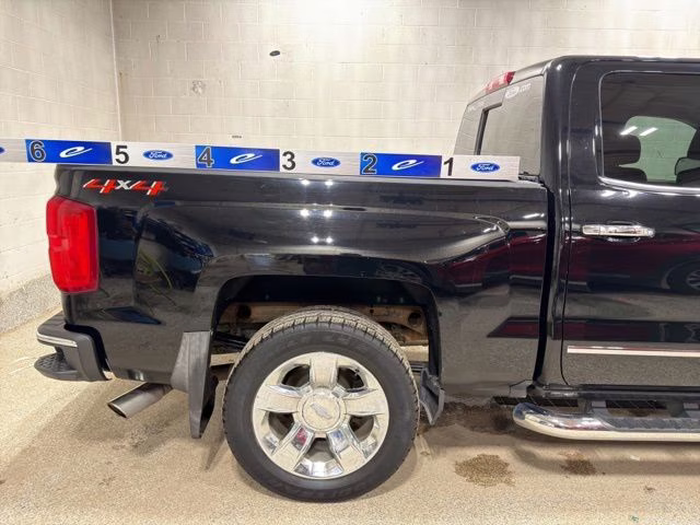 2018 Black Chevrolet Silverado 1500 LTZ 4X4 Truck
