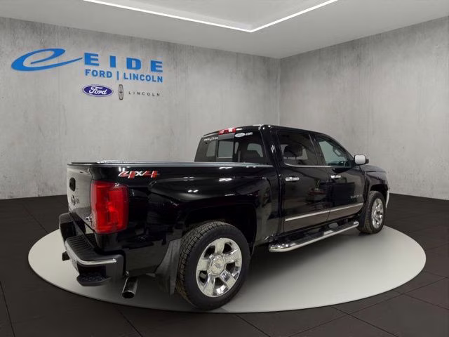 2018 Black Chevrolet Silverado 1500 LTZ 4X4 Truck