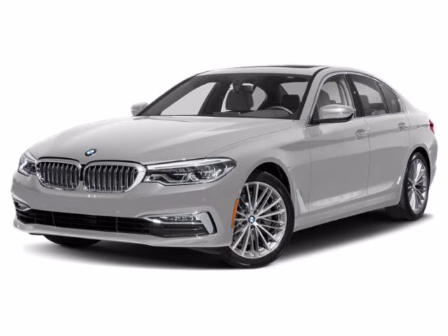 2020 Mineral White Metallic BMW 5 Series 540i xDrive AWD Sedan