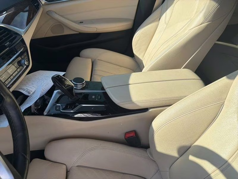 2020 Mineral White Metallic BMW 5 Series 540i xDrive AWD Sedan