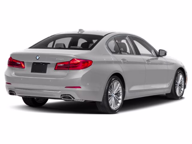 2020 Mineral White Metallic BMW 5 Series 540i xDrive AWD Sedan