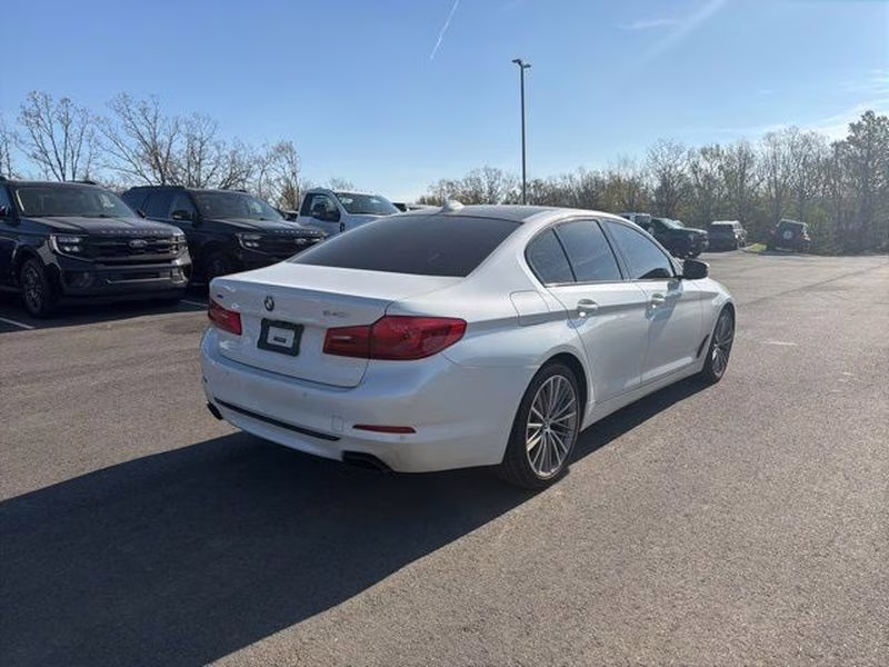 2020 Mineral White Metallic BMW 5 Series 540i xDrive AWD Sedan