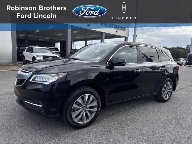 2016 Black Acura MDX 3.5L FWD SUV