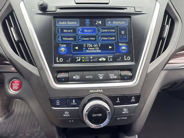 2016 Black Acura MDX 3.5L FWD SUV