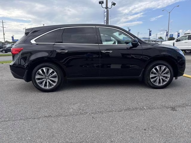 2016 Black Acura MDX 3.5L FWD SUV