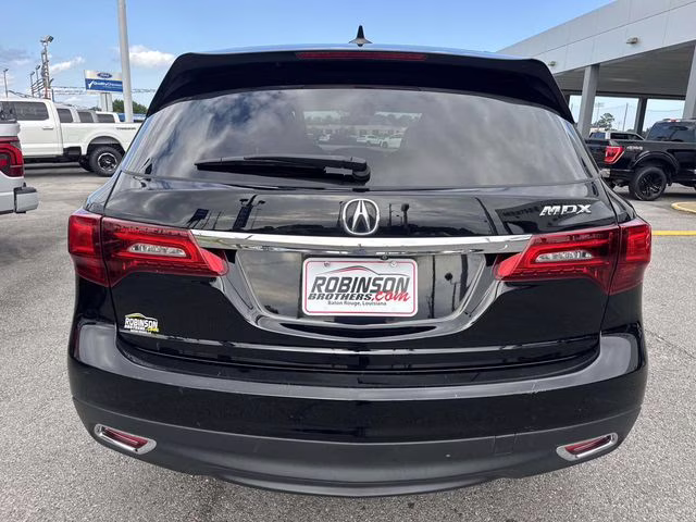 2016 Black Acura MDX 3.5L FWD SUV