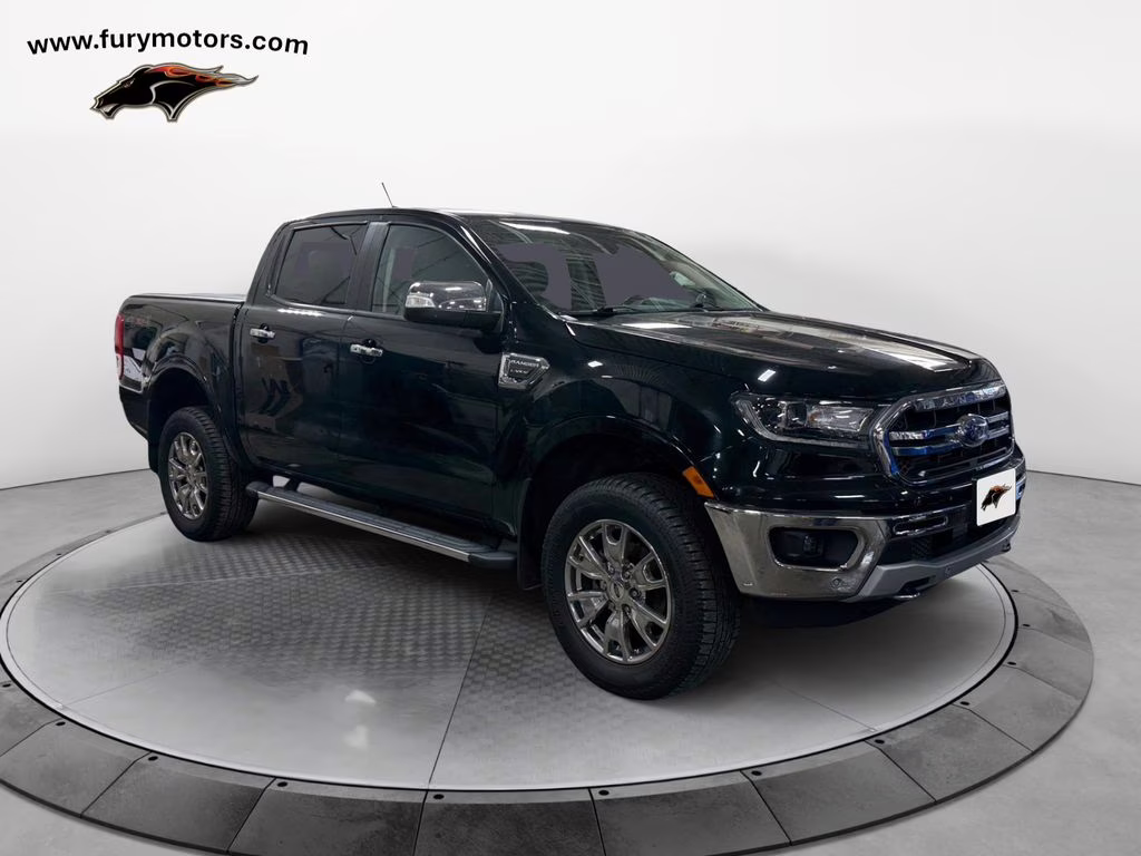 2021 Shadow Black Metallic Ford Ranger Lariat w/Tow & Tech Pkgs & B&O Sound 4X4 Truck