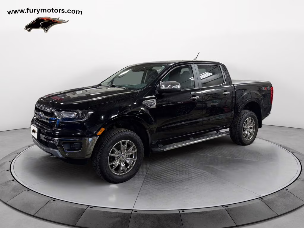 2021 Shadow Black Metallic Ford Ranger Lariat w/Tow & Tech Pkgs & B&O Sound 4X4 Truck