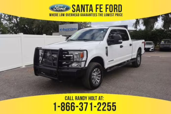 2020 White Ford Super Duty F-250 SRW XLT 4X4 Truck