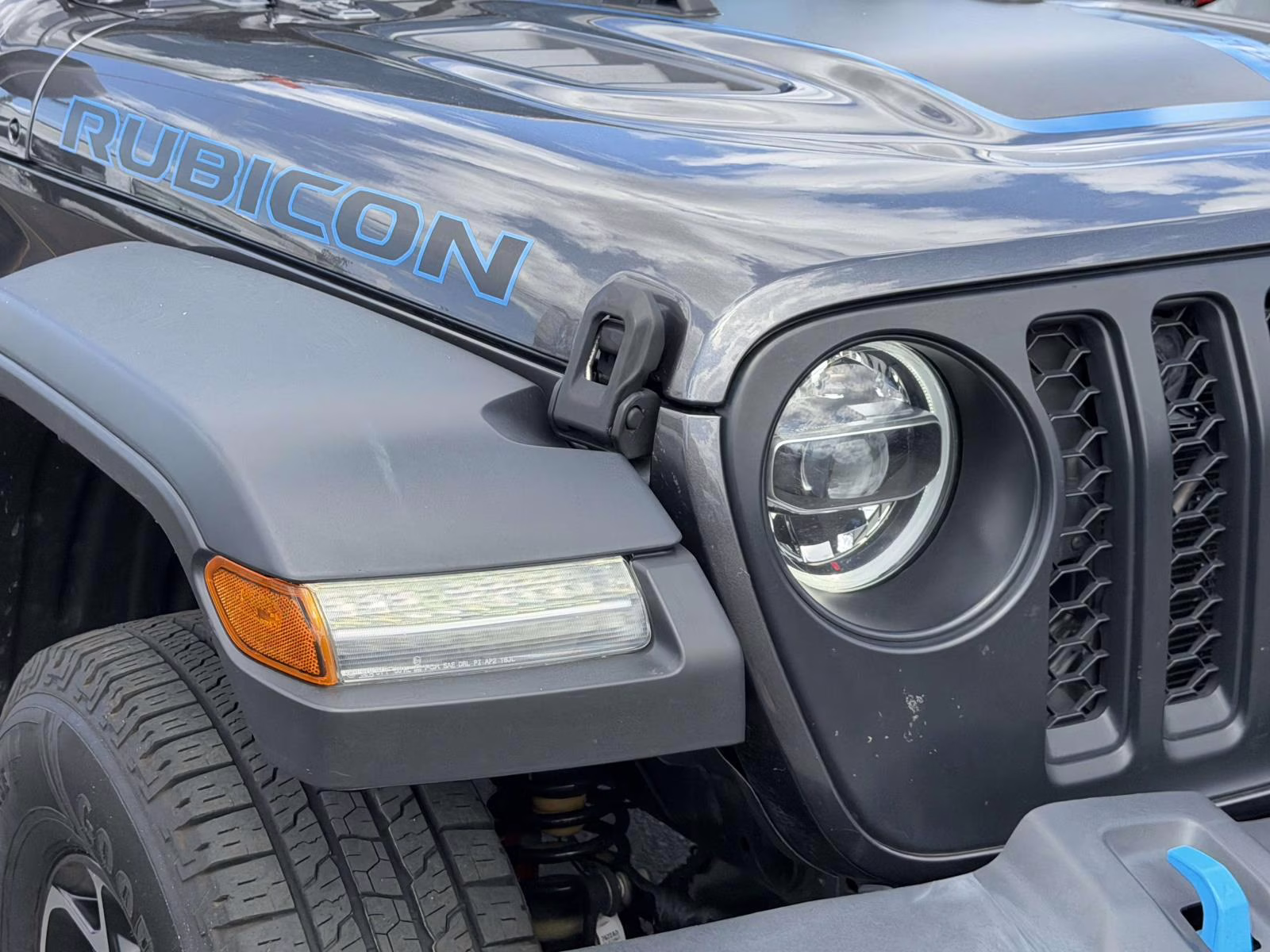 2022 Gray Jeep Wrangler 4xe Unlimited Rubicon 4x4 4X4 SUV