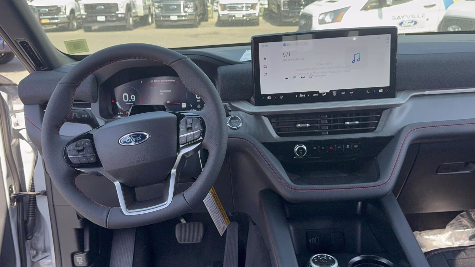 2026 Space White Metallic Ford Explorer ST-Line 4WD 4X4 SUV
