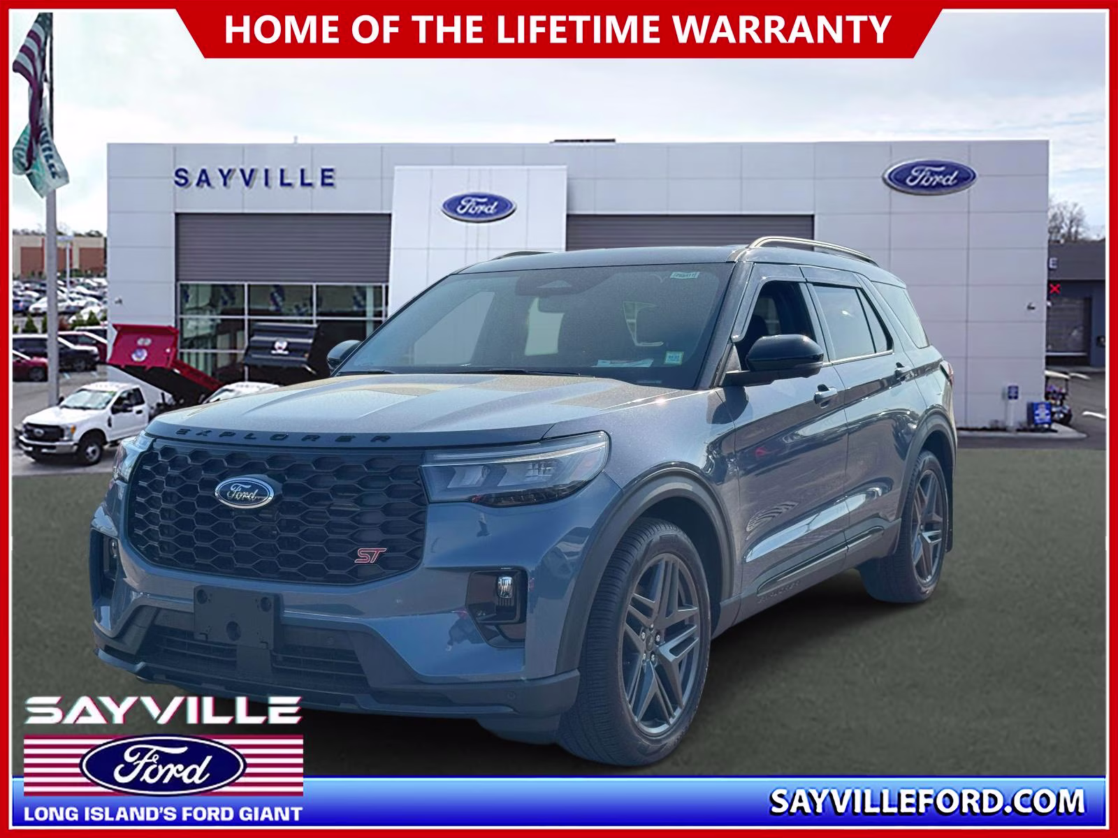 2026 Vapor Blue Metallic Ford Explorer ST 4WD 4X4 SUV