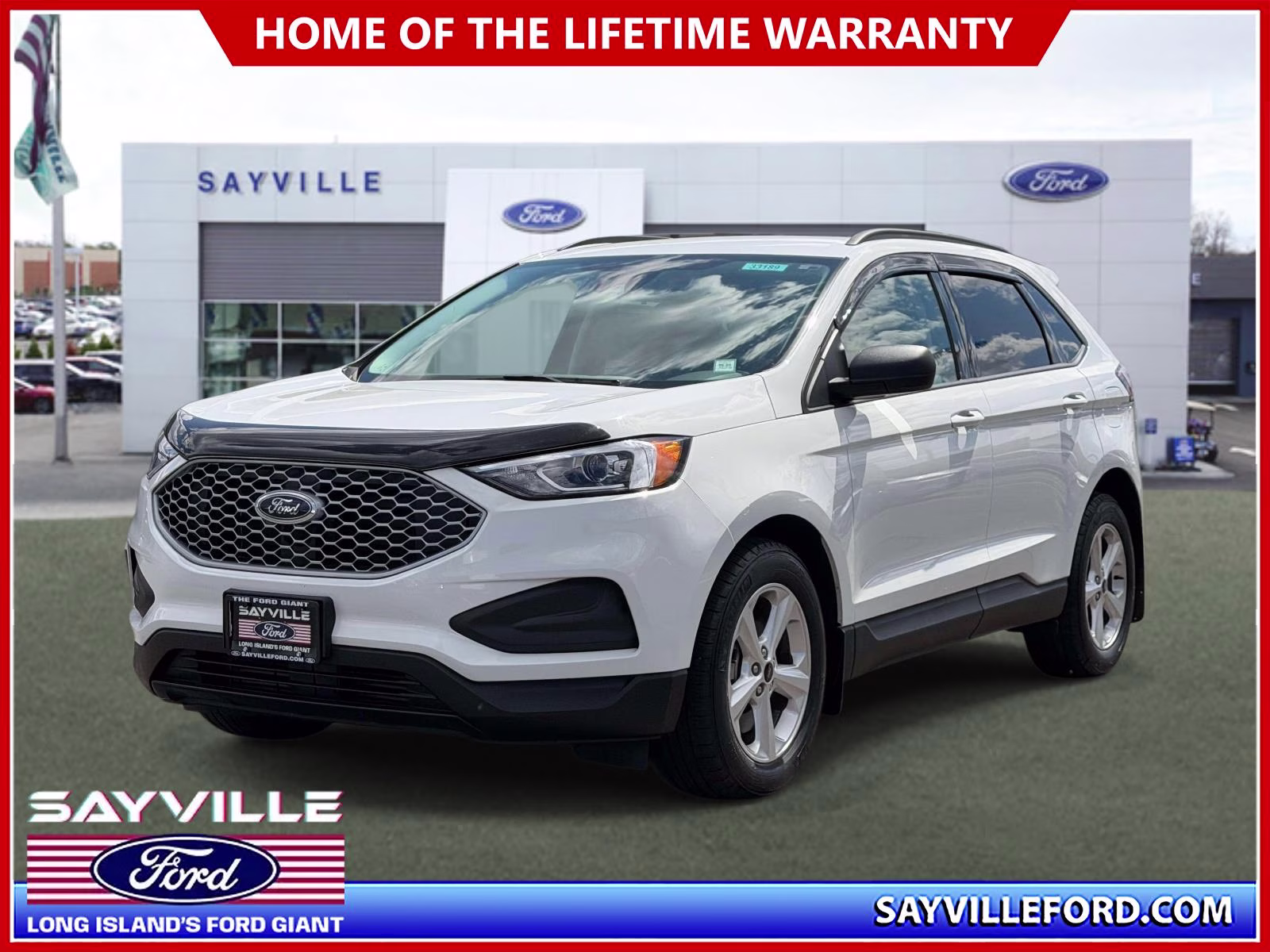 2023 White Ford Edge SE AWD AWD SUV