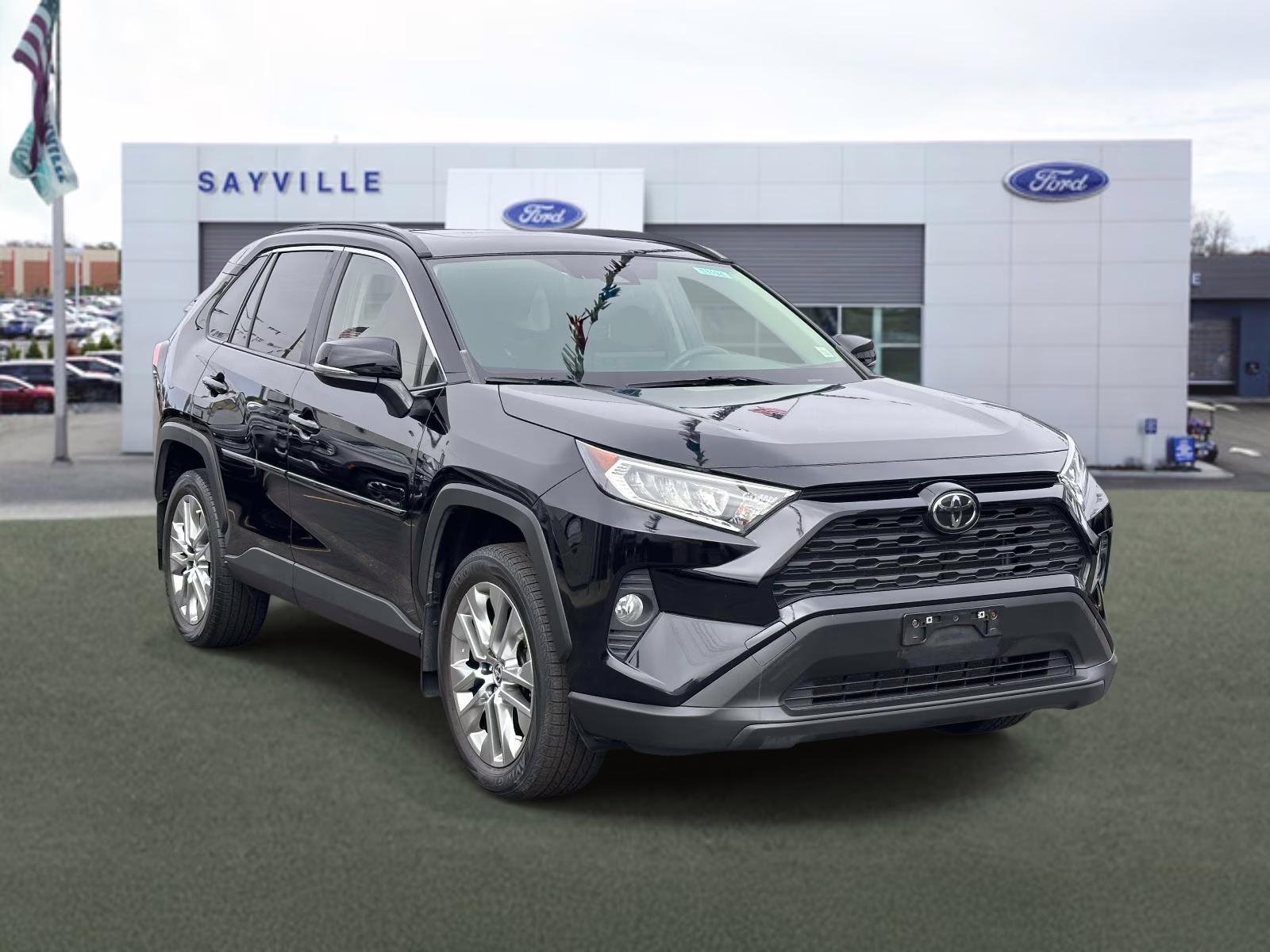 2021 Midnight Black Metallic Toyota RAV4 XLE Premium AWD (Natl) AWD SUV