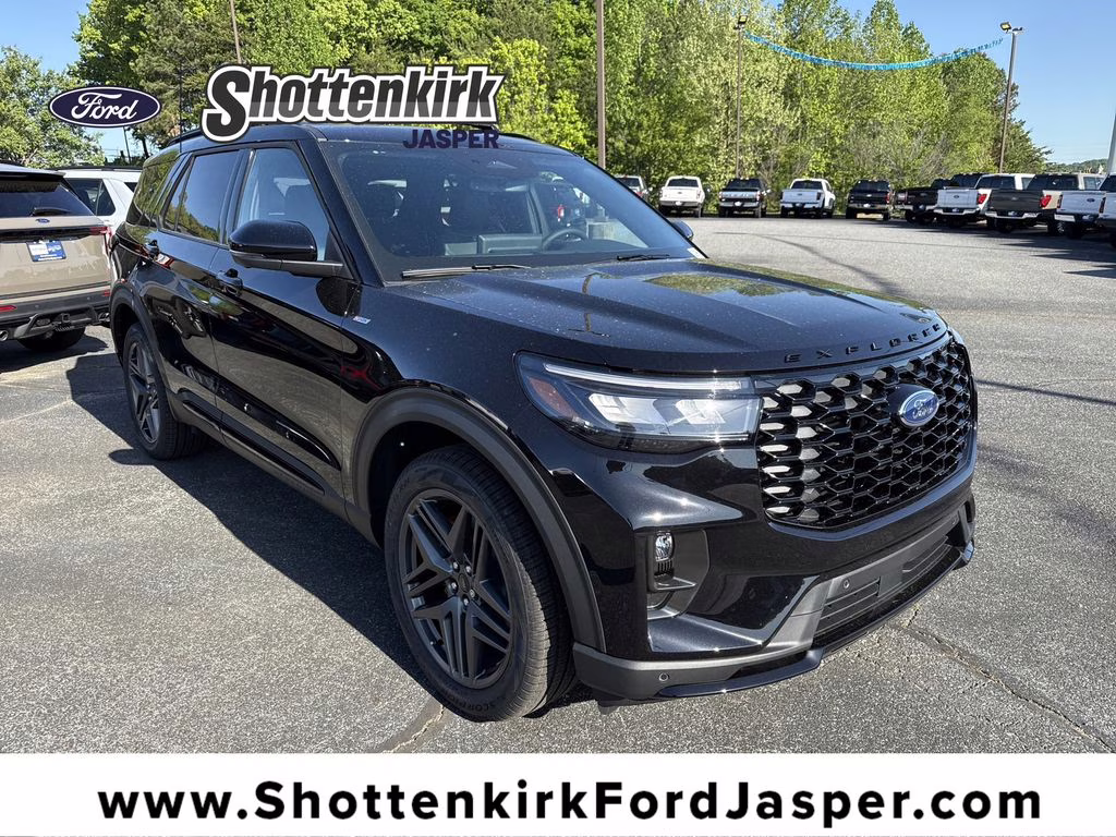 2026 Agate Black Metallic Ford Explorer ST-Line 4X4 SUV