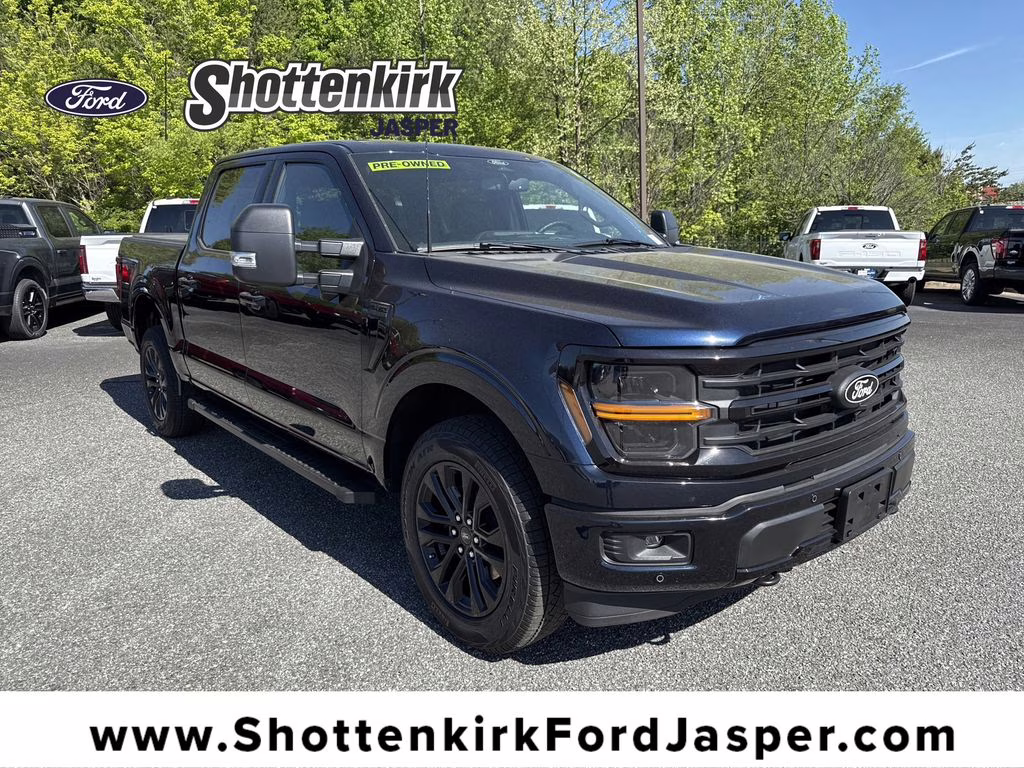 2025 Antimatter Blue Metallic Ford F-150 XLT 4X4 Truck