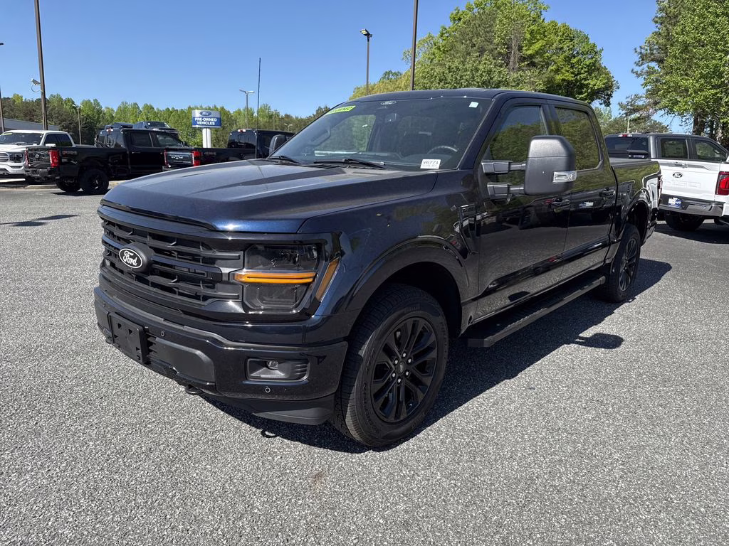 2025 Antimatter Blue Metallic Ford F-150 XLT 4X4 Truck