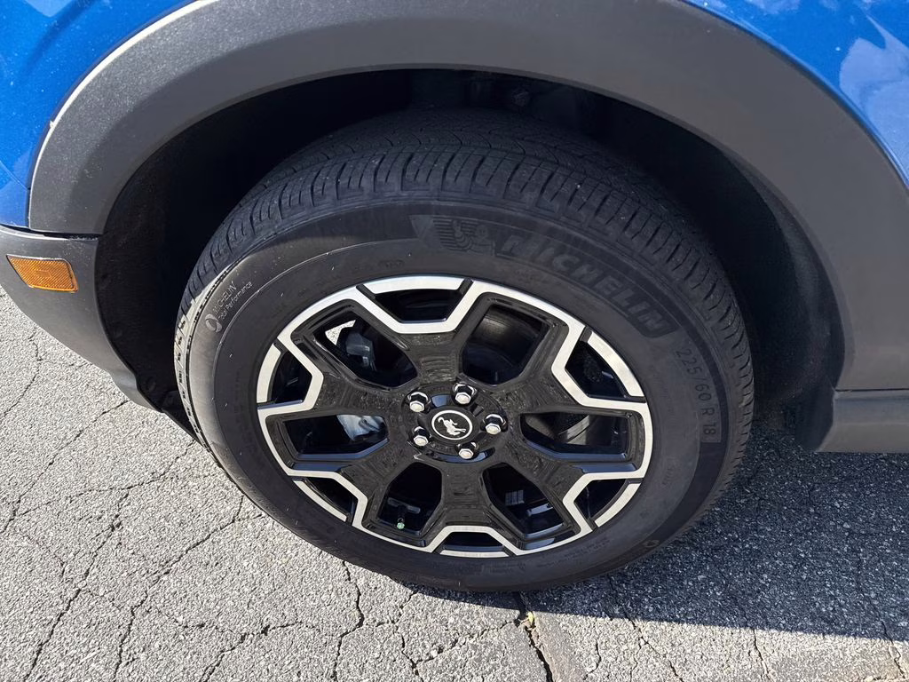 2025 Blue Metallic Ford Bronco Sport Outer Banks 4X4 SUV