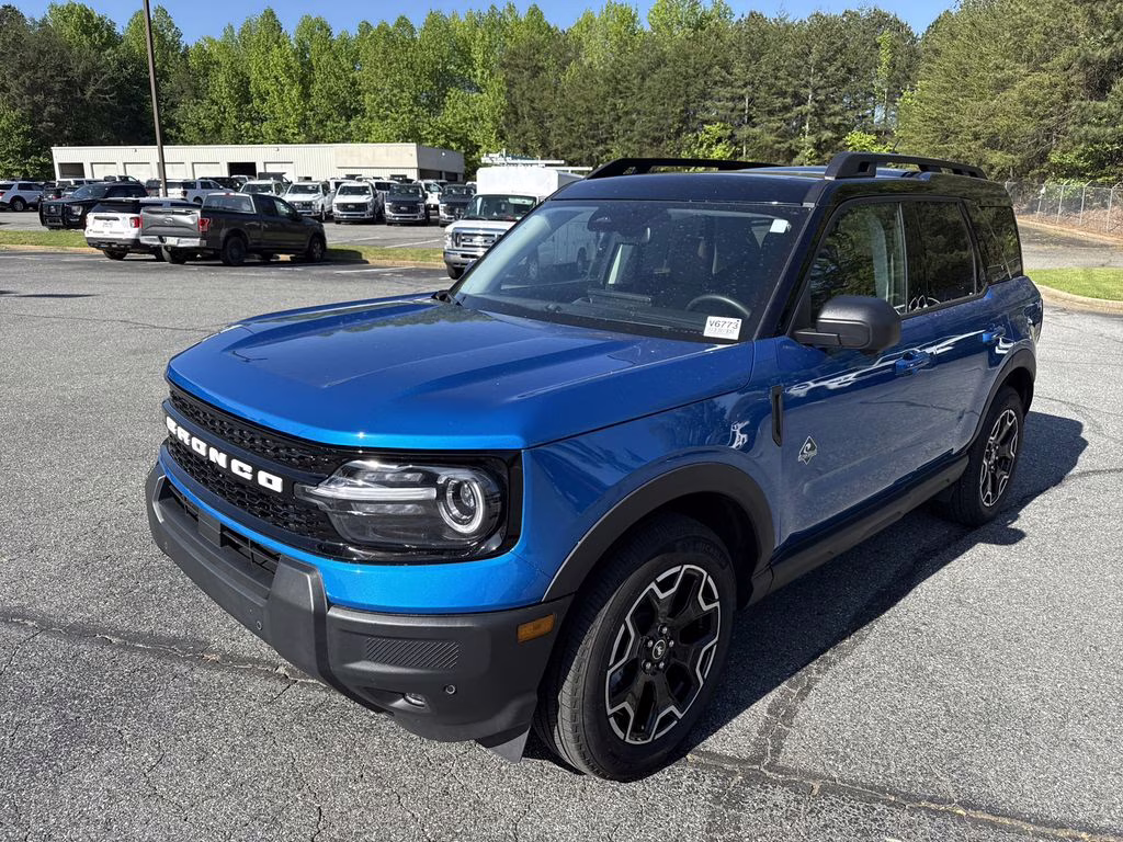 2025 Blue Metallic Ford Bronco Sport Outer Banks 4X4 SUV