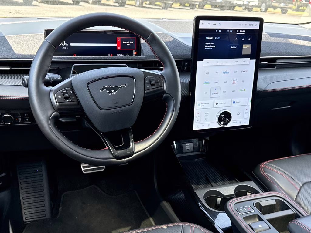 2025 Molten Magenta Metallic Tinted Clearcoat Ford Mustang Mach-E Premium AWD SUV