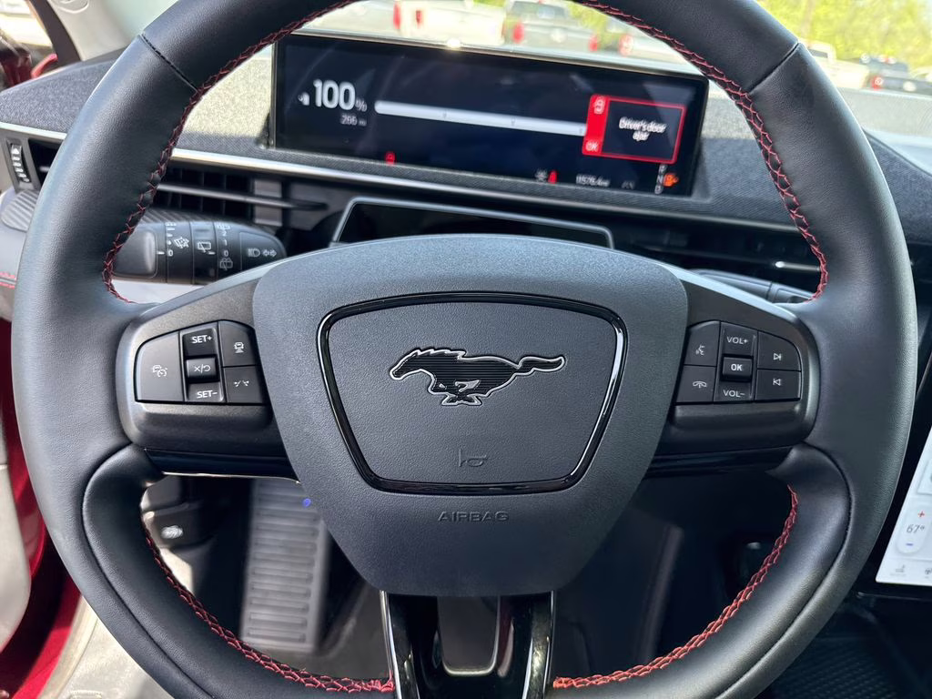 2025 Molten Magenta Metallic Tinted Clearcoat Ford Mustang Mach-E Premium AWD SUV