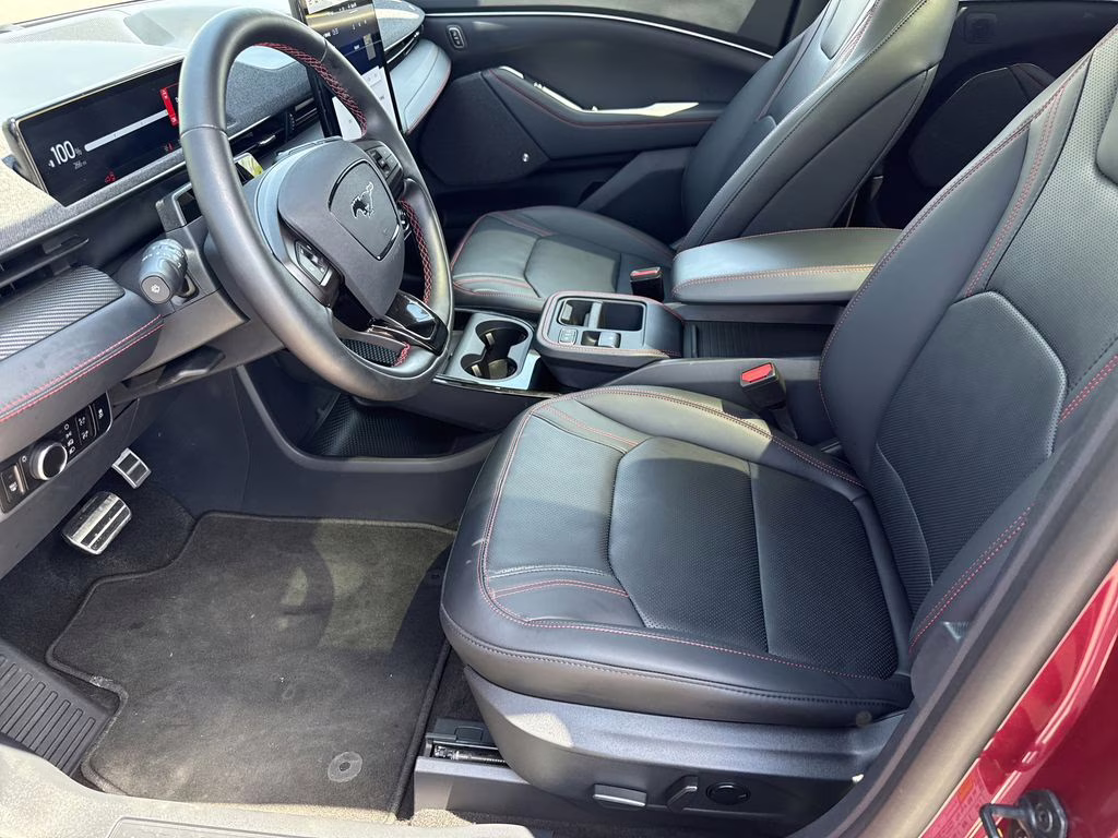 2025 Molten Magenta Metallic Tinted Clearcoat Ford Mustang Mach-E Premium AWD SUV