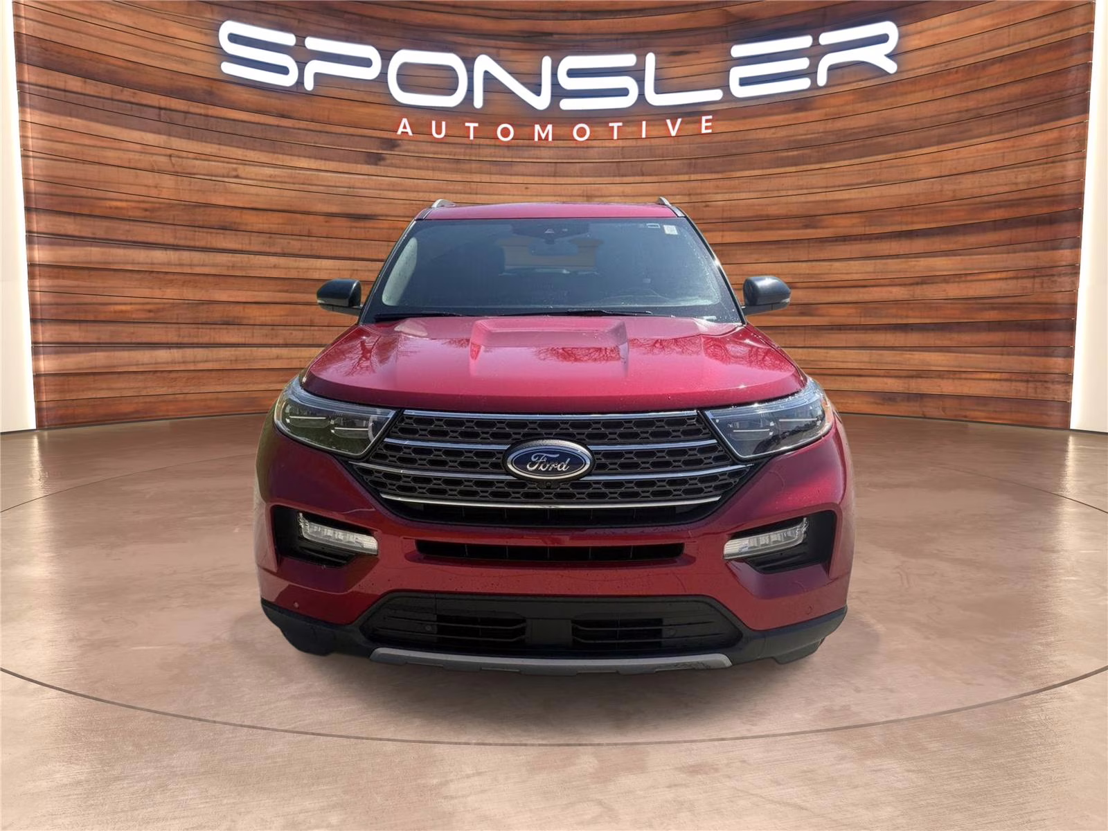 2023 Rapid Red Metallic Tinted Clearcoat Ford Explorer King Ranch 4X4 SUV