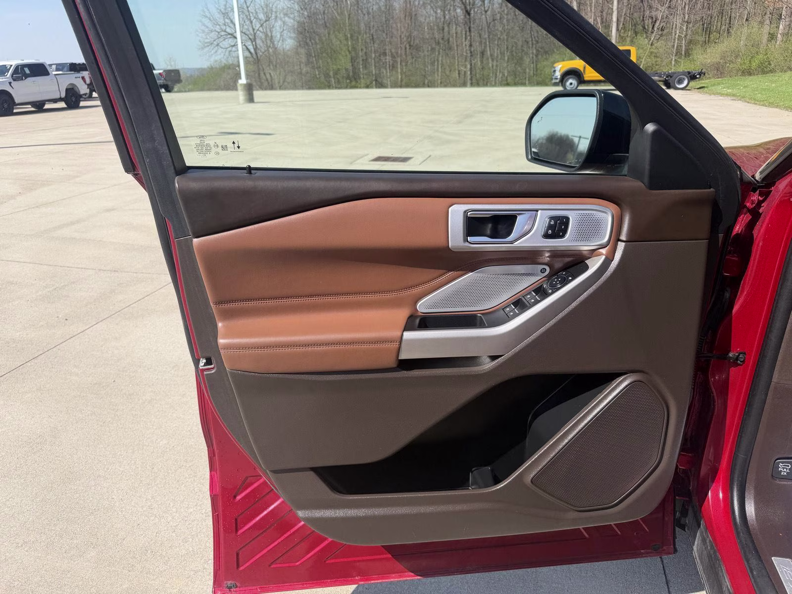 2023 Rapid Red Metallic Tinted Clearcoat Ford Explorer King Ranch 4X4 SUV