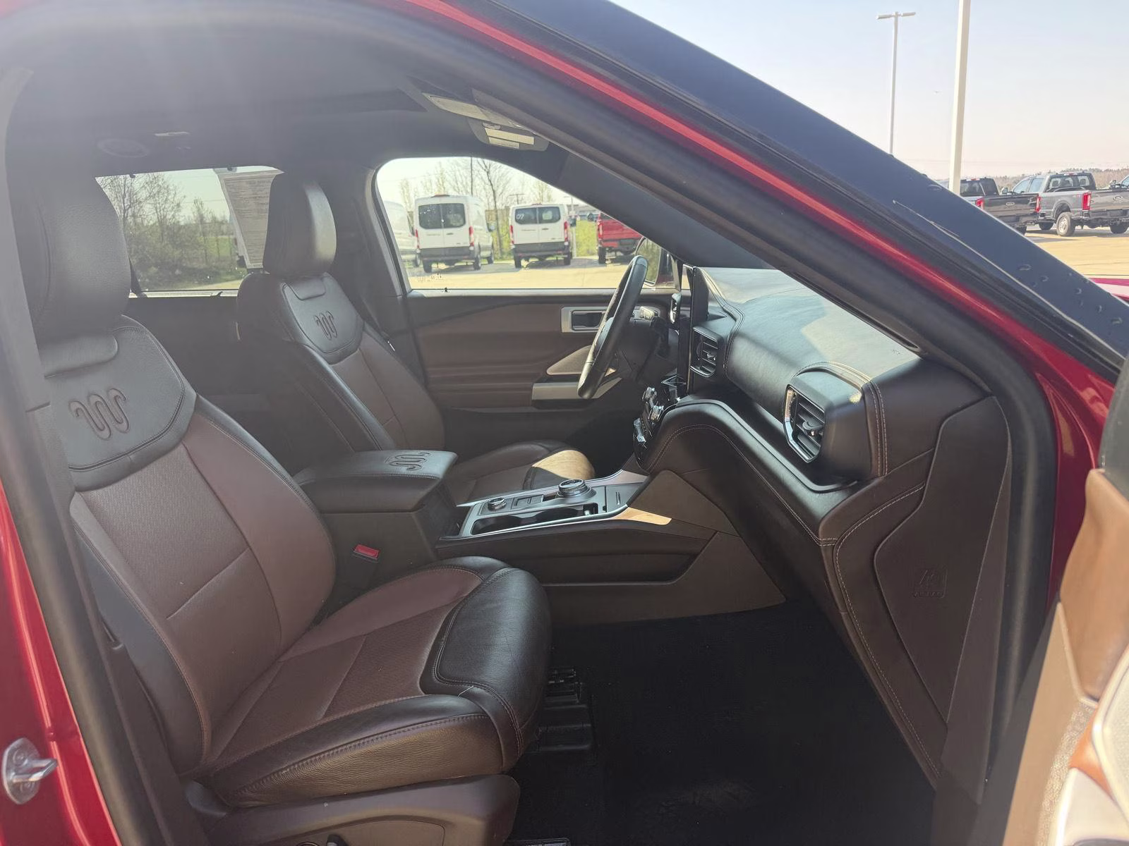 2023 Rapid Red Metallic Tinted Clearcoat Ford Explorer King Ranch 4X4 SUV