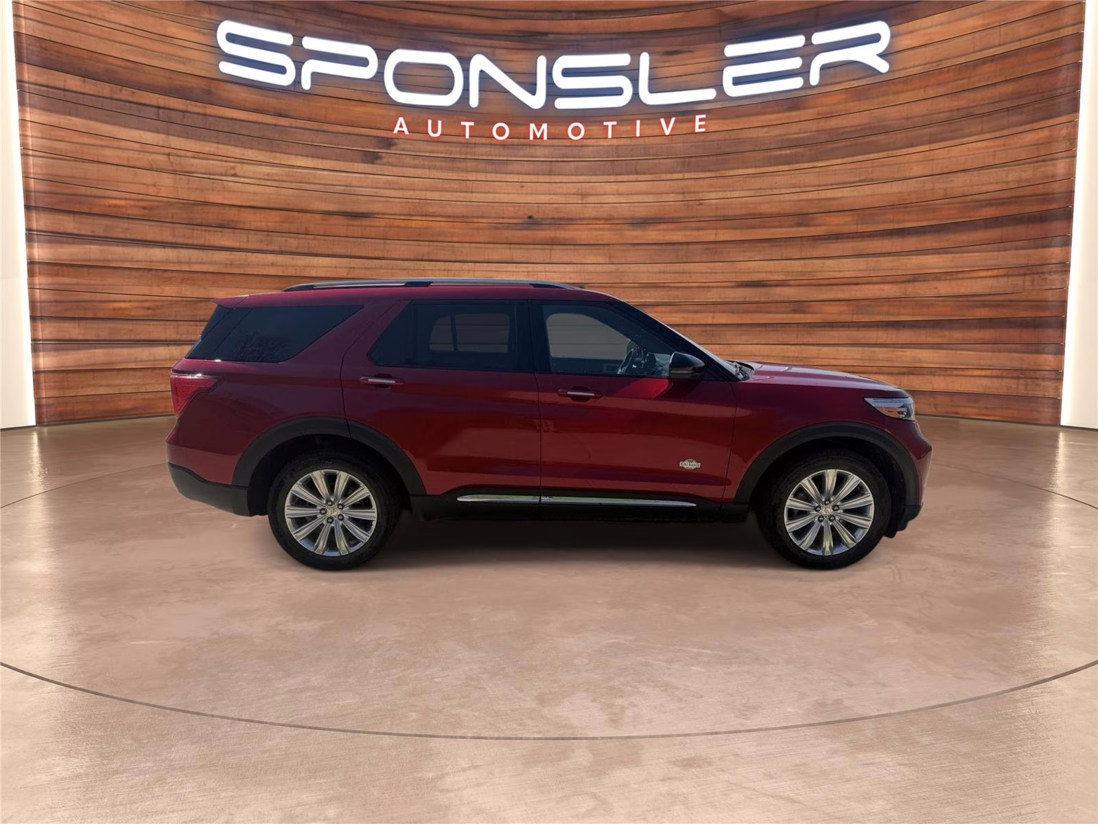 2023 Rapid Red Metallic Tinted Clearcoat Ford Explorer King Ranch 4X4 SUV
