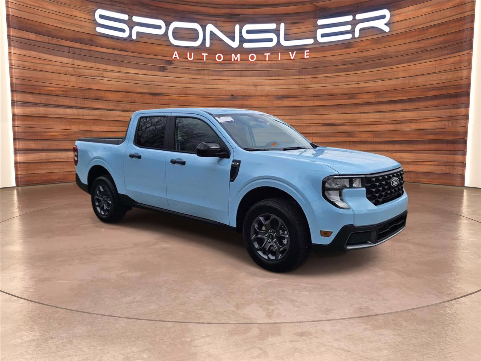 2026 Light Blue Ford Maverick XLT AWD Truck